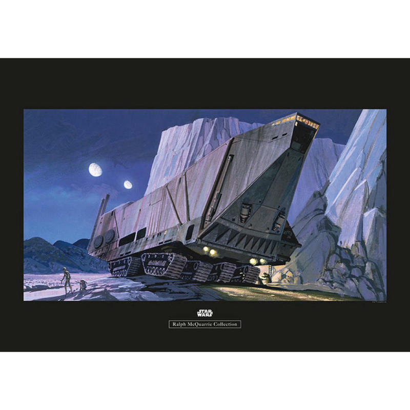 Komar Wandbild Star Wars Classic RMQ Sandcrawler Star Wars B/L: ca. 70x50 cm