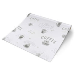 Vliestapete Coffee grau B/L: ca. 53x1005 cm