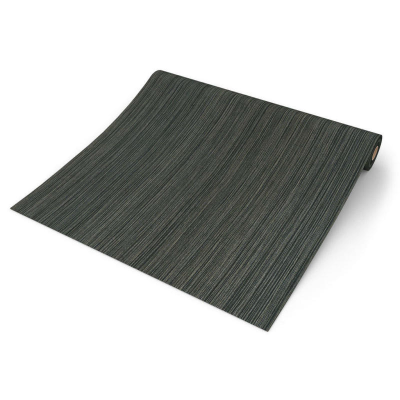 Vliestapete Struktur schwarz silber B/L: ca. 53x1005 cm