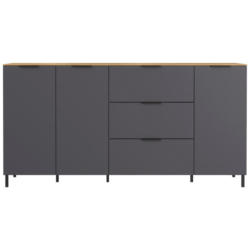 Sideboard Graphit Nachbildung B/H/T: ca. 192x98x40 cm