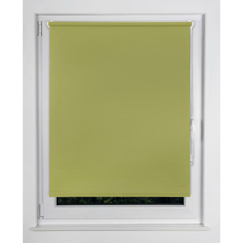 Tageslichtrollo zum klemmen grün B/L: ca. 75x160 cm
