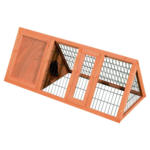 POCO Einrichtungsmarkt Weiden PawHut Kaninchenstall orange Holz B/H/L: ca. 50x45x118 cm