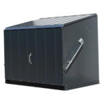POCO Einrichtungsmarkt Neumünster Trimetals Aufbewahrungsbox Stowaway anthrazit Aluminium B/H/L: ca. 87x112x136 cm