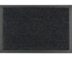 Fußmatte nach Maß Graphit anthrazit 200 cm breit (Meterware)