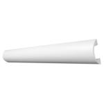 POCO Einrichtungsmarkt Bardowick Zierprofil weiß B/H/L: ca. 2,3x6,5x120 cm