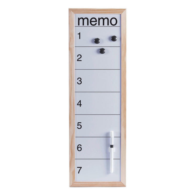 Zeller Magnet-/Schreibtafel Memo