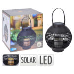 POCO Einrichtungsmarkt Weiden Solarlaterne schwarz Rattan Kunststoff B/H: ca. 15x33 cm