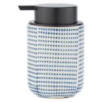 POCO Einrichtungsmarkt Böblingen Seifenspender blau weiß Keramik H/D: ca. 13x7,5 cm