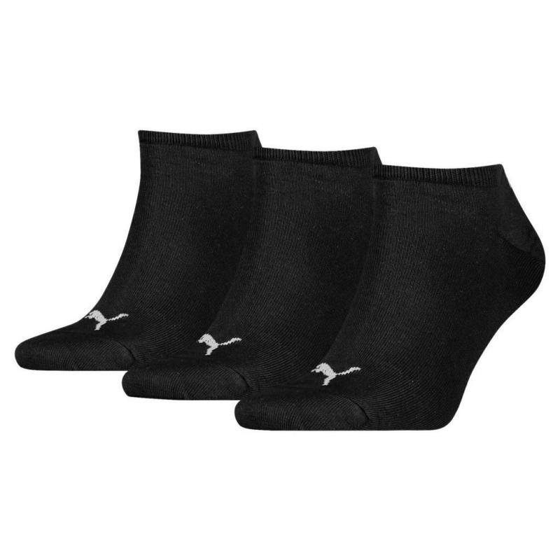 Damen & Herren-Socken Puma schwarz 3 Packstücke Größe 43-46