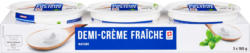 Demi-crème fraîche Denner , al naturale, 3 x 180 g