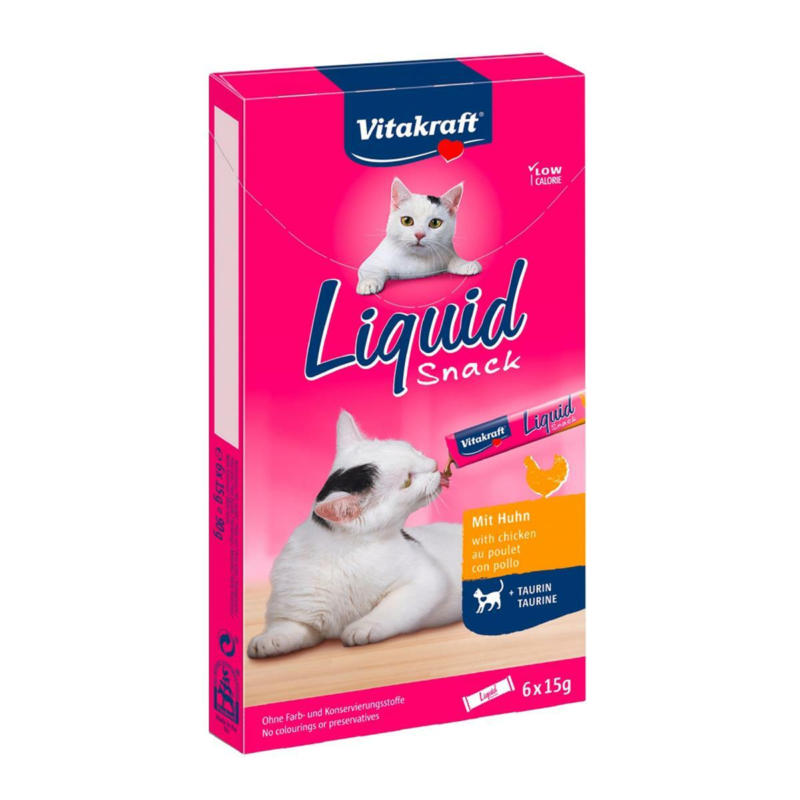 Vitakraft Liquid Snack mit Huhn 6er