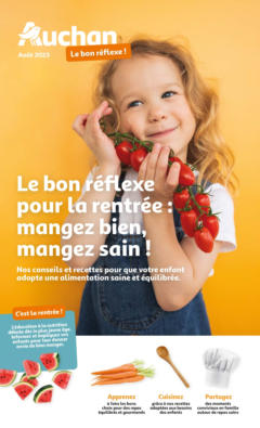 Auchan - Prévisualisation de Auchan prospectus Le bon réflexe - mangez bien, mangez sain valide à partir de 21.08.2023