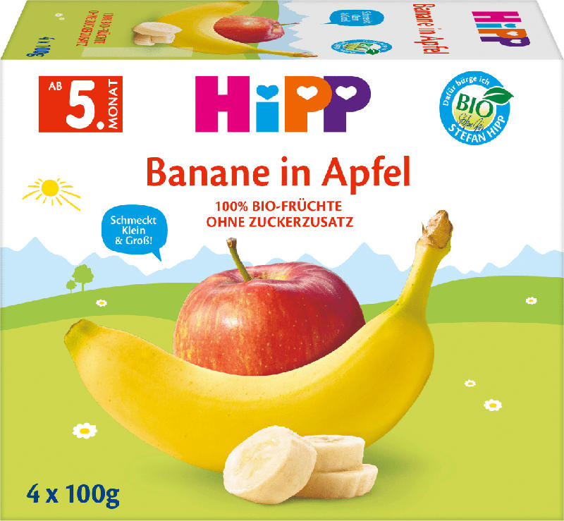 Hipp Fruchtmischung Banane in Apfel