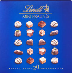 Mini Pralinés Lindt, 20 pièces, 100 g