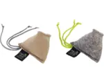 Hornbach Katze Spielzeug beeztees Minus one Pyramide grau beige 7 x 7 x 4 cm