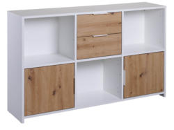 Libreria MODULO 120x30x77cm 5 compartimenti bianco