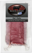 Black Angus Rindsfilet , Uruguay, ca. 750 g, per 100 g