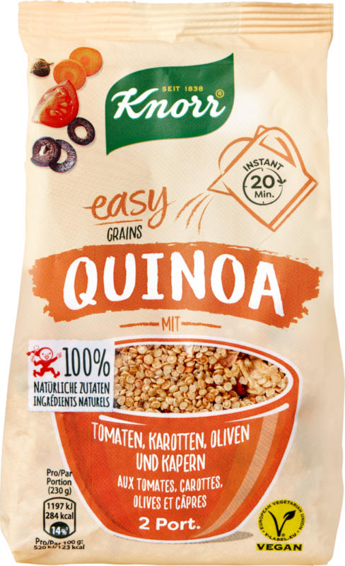 Quinoa tomates & carottes Knorr , 160 g