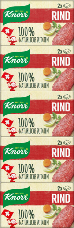Knorr Rindsbouillon, 100% natürlich, 110 g