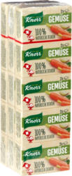 Bouillon de légumes Knorr, 100% naturel, cubes, 3 x 109 g