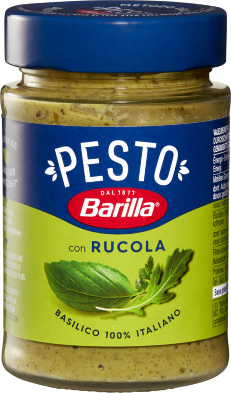 Pesto Basilico avec Rucola Barilla , 190 g