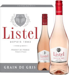 Listel Grain de Gris Rosé Terres du Midi IGP , Frankreich, Languedoc-Roussillon, 2022, 6 x 75 cl
