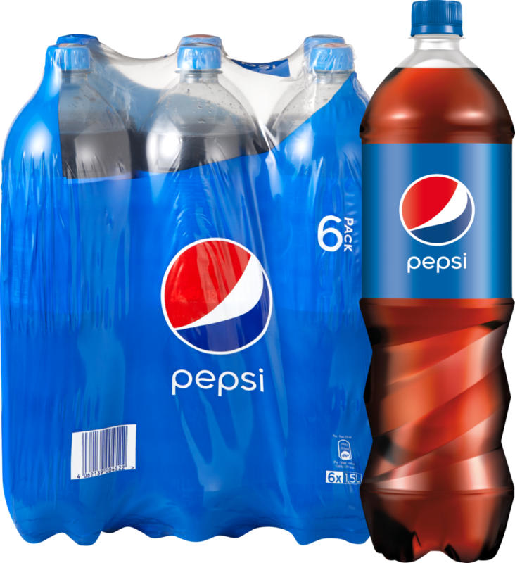 Pepsi Regular, 6 x 1,5 litri