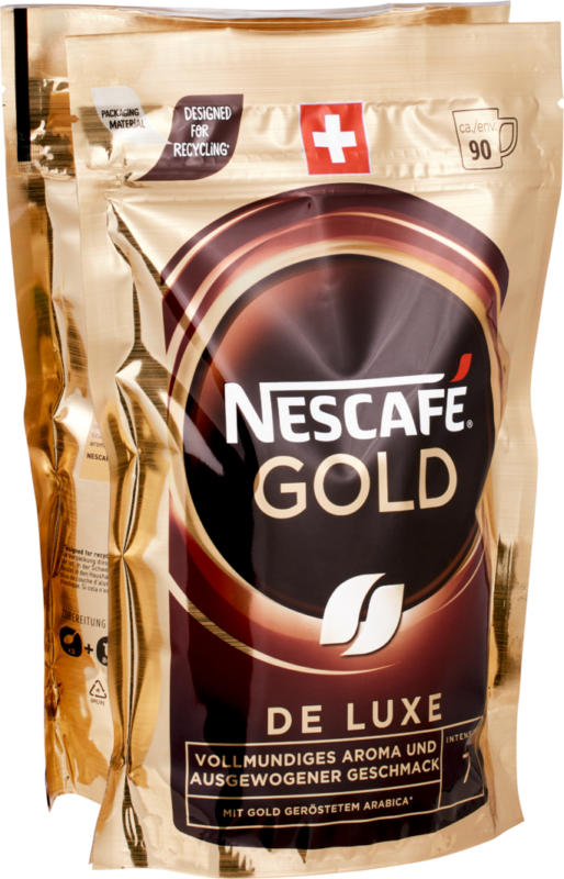 Nescafé Gold De Luxe, 2 x 180 g