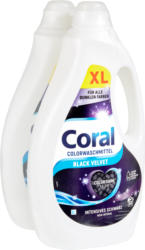 Coral Flüssigwaschmittel Black Velvet, 2 x 50 Waschgänge, 2 x 2,5 Liter