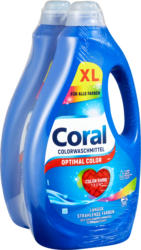 Detersivo liquido Optimal Color Coral, 2 x 50 cicli di lavaggio, 2 x 2,5 litri