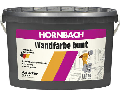 45 Jahre Hornbach Wandfarbe Wand- und Deckenfarbe dunkelgrau 4,5 L