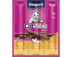 Katzensnack VITAKRAFT Cat Stick Mini Geflügel und Leber 3 Stück