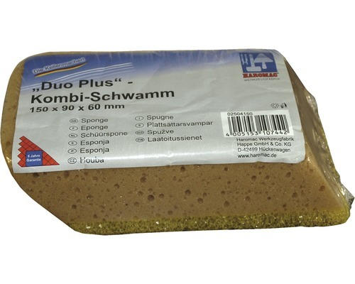 Kombi-Schwamm "DUO PLUS" 150x90x60 mm