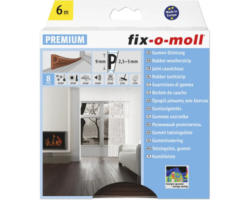 P-Profildichtung fix-o-moll selbstklebend braun 6 m 5,5 x 9 mm