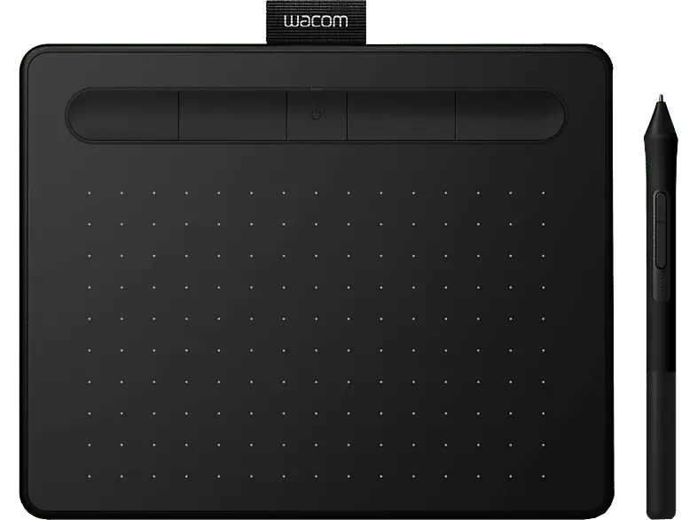 WACOM Grafiktablett Intuos Small mit Bluetooth, schwarz (CTL-4100WLK-N)