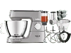 Kenwood KVC 85.314SI Titanium Chef Baker Set Küchenmaschine Silber (Rührschüsselkapazität: 5 l, 1200 Watt)