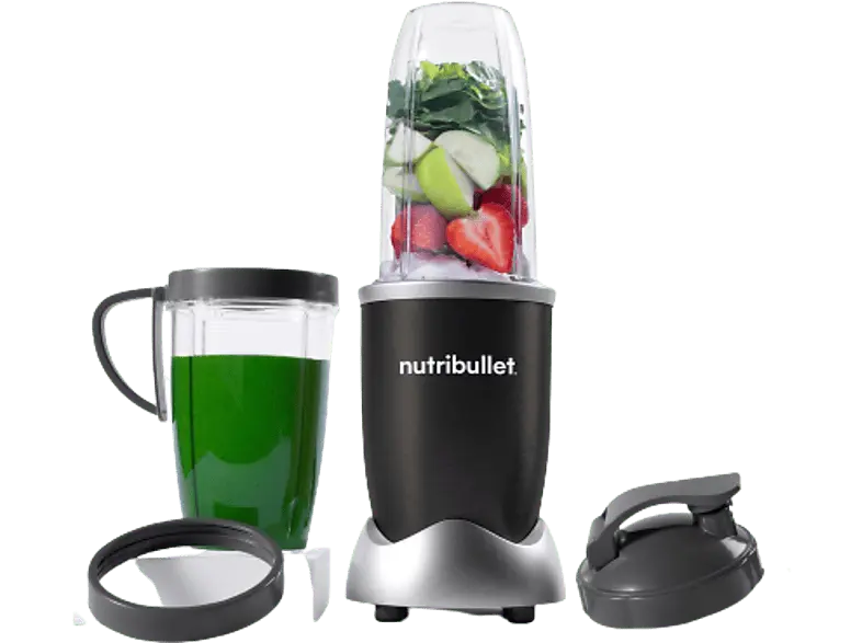 Nutri Bullet NB 907B Mixer (Grau, 900 Watt, 710 ml, 946 ml)