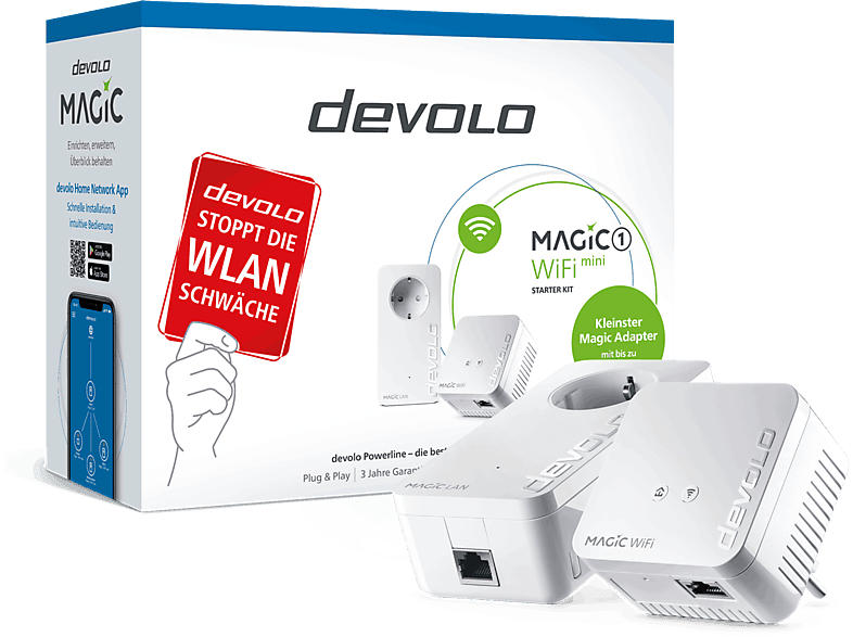 Devolo Powerline 8561 Magic 1 WiFi mini Starter Kit