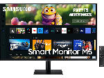 MediaMarkt Samsung Smart Monitor M5 mit Fernbedienung, FHD, 27 Zoll, 60Hz, 4ms, 250cd, HDR10, VA-Panel, WiFi, Schwarz - bis 08.06.2024