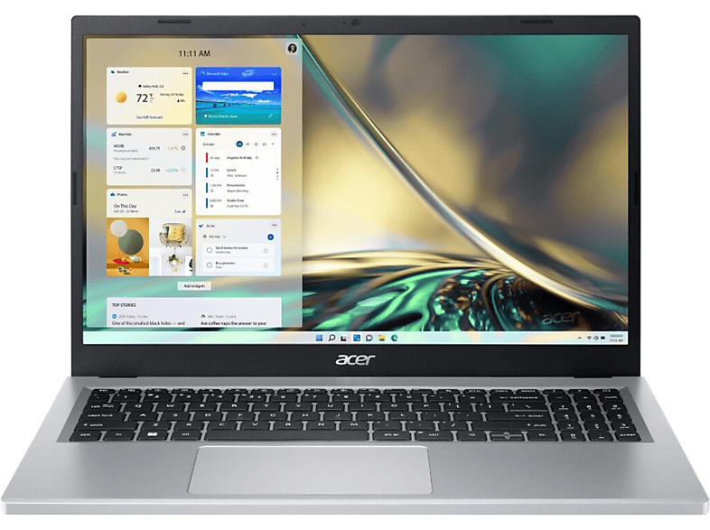 Acer Aspire A315-24P-R1N1 Notebook, R3-7320U, 8GB RAM, 256GB SSD, 15.6 Zoll FHD, Win11 S-Modus, Pure Silver