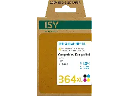 ISY IHI-4364-MP-XL für HP 364XL, farbig/schwarz, wiederaufbereitet; Tintenpatrone