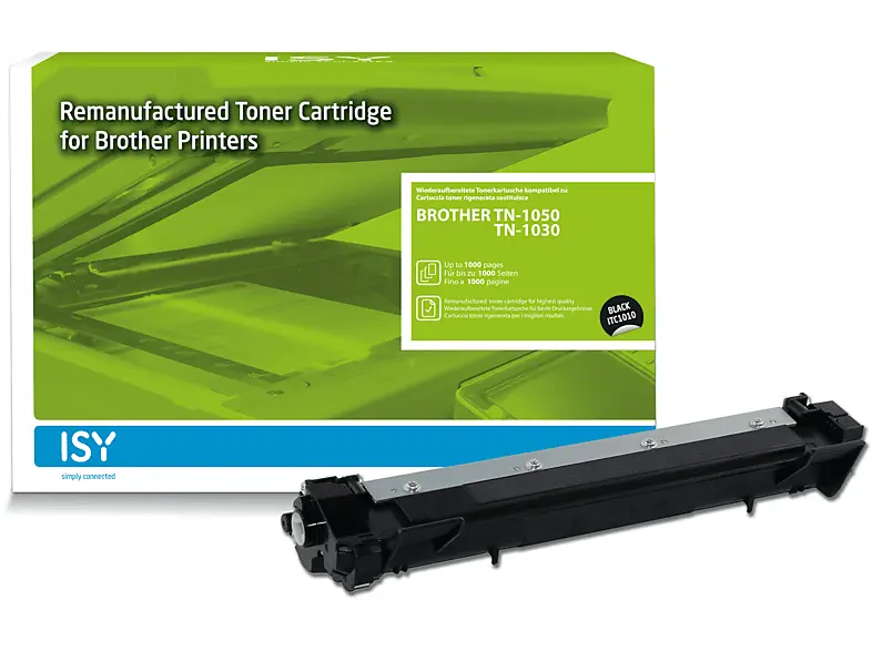 ISY ITC-1010 Brother TN-1050 + TN-1030 schwarz; Tonerpatrone
