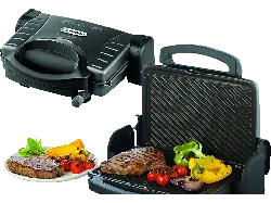 Kenwood Plattengriller HG 600 BK; Kontaktgrill, Plattengriller