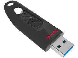 SanDisk 256GB Cruzer Ultra USB-Stick, USB 3.0, 100MB/s, Schwarz