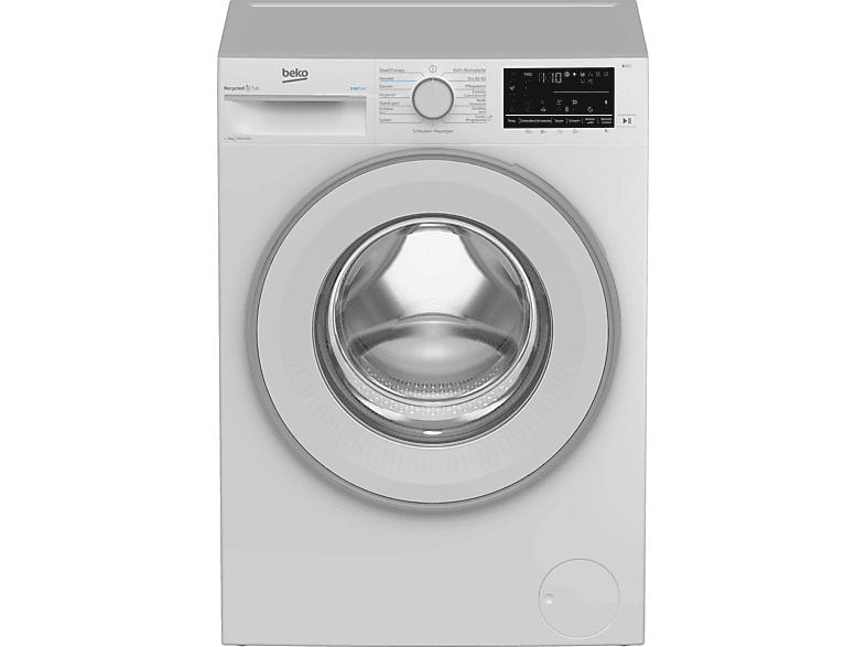 Beko B3WFT5841W Waschmaschine (8 kg, 1400 U/Min., A) mit 5 Jahre Geräteschutz