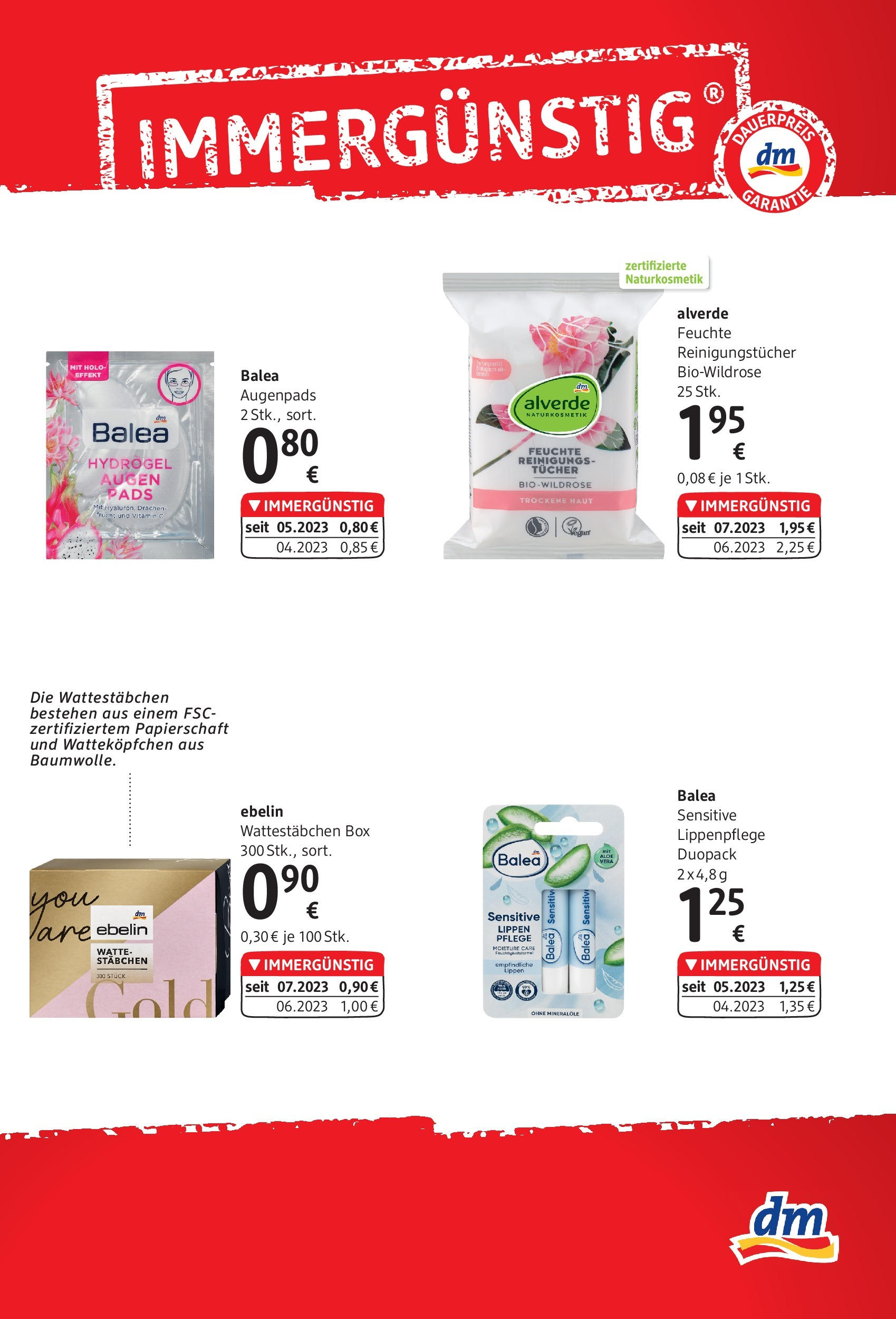 dm drogerie markt Flugblatt September 2023 von 31.08.2023 - Aktuelle Angebote | Seite: 2 | Produkte: Box, Haut Make-up Entferner, Augen Make-Up Entferner, Reinigungstücher