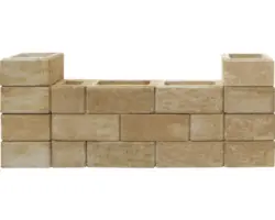Mauerstein iBrixx System Vollstein sandstein 50x25x20cm