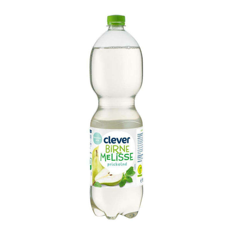 Clever Wasser Birne-Melisse prickelnd