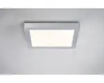 Hornbach LED Panel Lunar chrom-matt mit Leuchtmittel 1-flammig 1000 lm 3000 K warmweiß 220x220 mm