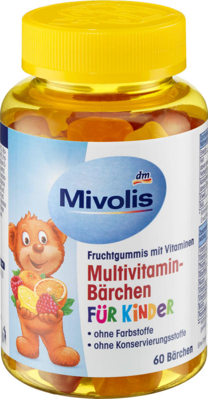 Mivolis Multivitamin Bärchen für Kinder